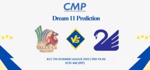 TRN vs KS Dream11 Prediction Today Match KCC T10 Summer League 2025 Match 23 Fantasy Tips