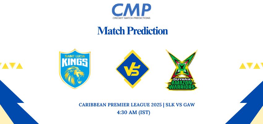 CPL 2025 Match 13 SLK vs GAW Prediction Who Will Win Today