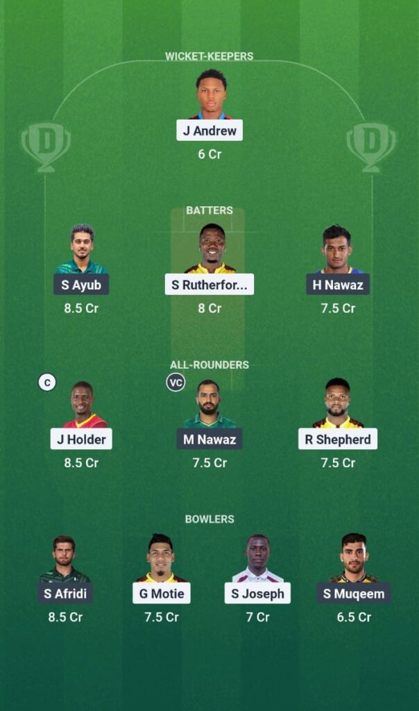 WI vs PAK Dream11 Prediction Today Match Pakistan tour of West Indies 2025 3rd T20I Fantasy Tips
