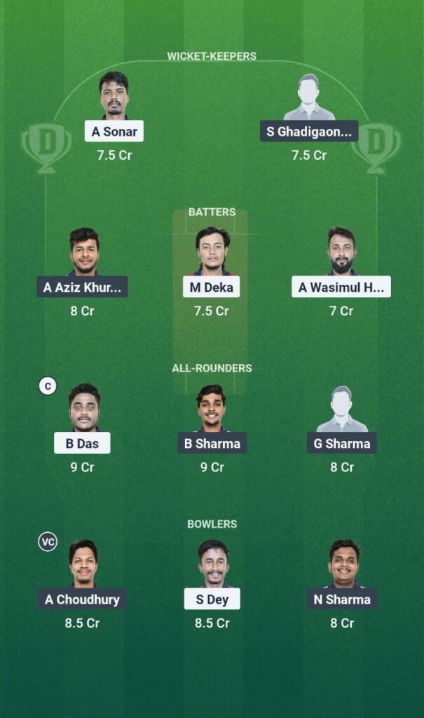 NVR vs GTC Dream11 Prediction Today Match Guwahati T20 Spring Cup 2025 Match 11 Fantasy Tips