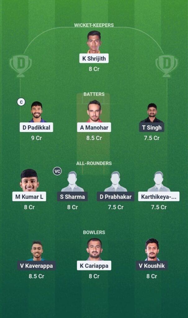 HT vs SML Dream11 Prediction Today Match Maharaja Trophy KSCA T20 2025 Match 3Fantasy Tips 
