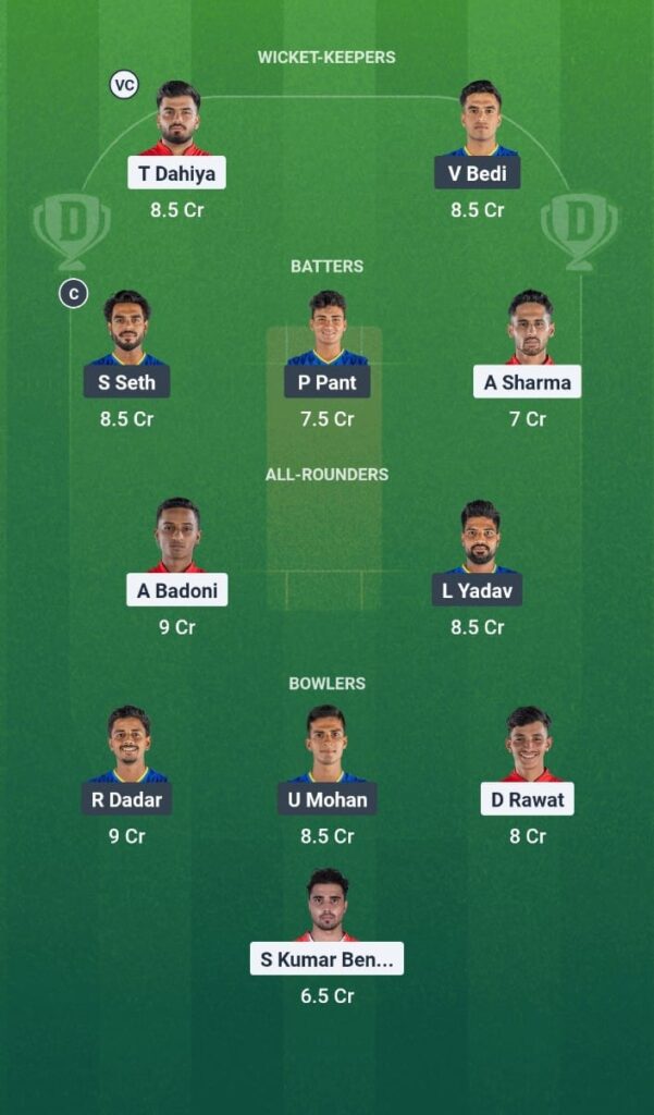 SDS vs PD6 Dream11 Prediction Match 25 – Fantasy Tips & XI