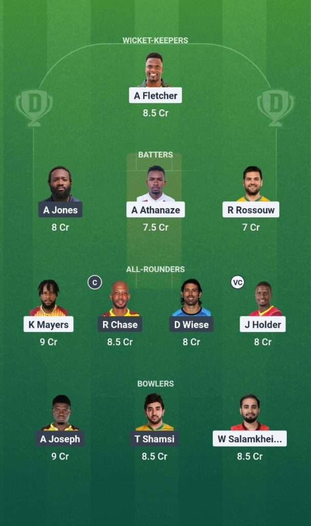 SKN vs SLK Dream11 Prediction Today Match Caribbean Premier League 2025 Match 6 Fantasy Tips