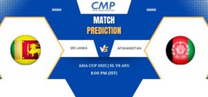Asia Cup 2025 Match 11 SL vs AFG Prediction Who Will Win Today