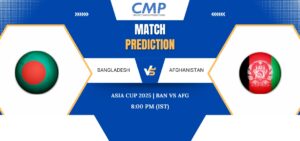 Asia Cup 2025 Match 9 BAN vs AFG Prediction Who Will Win Today