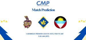 Caribbean Premier League 2025 Match 6 TKR vs ABF Prediction Who Will Win Today