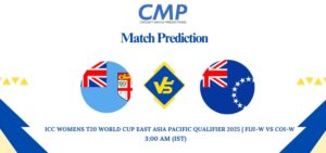 ICC Womens T20 World Cup East Asia Pacific Qualifier 2025 Match 1 FIJI-W vs COI-W Prediction Who Will Win Today