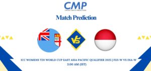 ICC Womens T20 World Cup East Asia Pacific Qualifier 2025 Match 5 FIJI-W vs INA-W Prediction Who Will Win Today