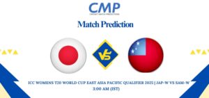 ICC Womens T20 World Cup East Asia Pacific Qualifier 2025 Match 6 JAP-W vs SAM-W Prediction Who Will Win Today
