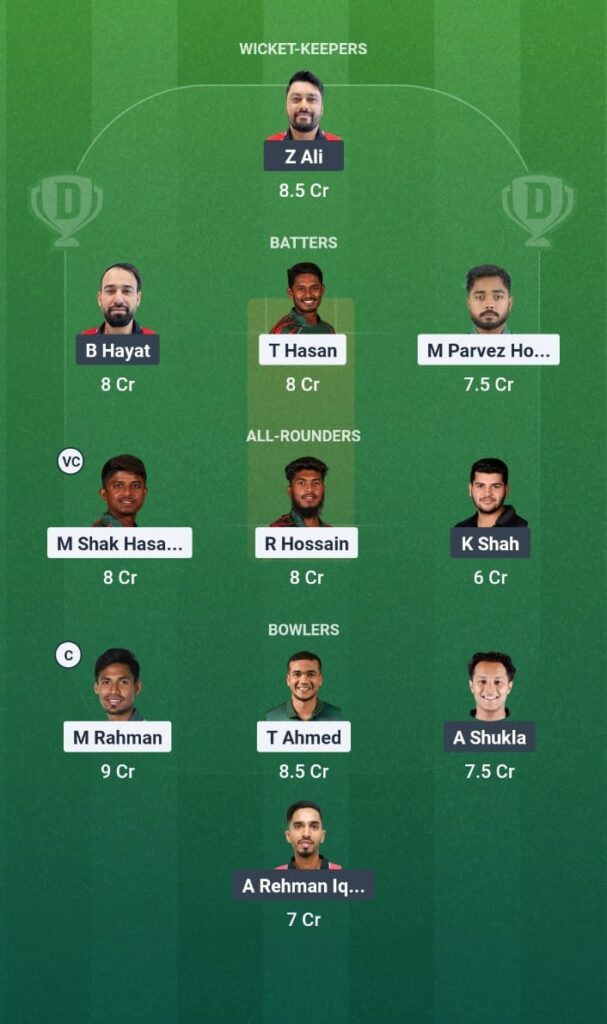 BAN vs HKG Dream11 Prediction Today Match Asia Cup 2025 Match 3 Fantasy Tips 