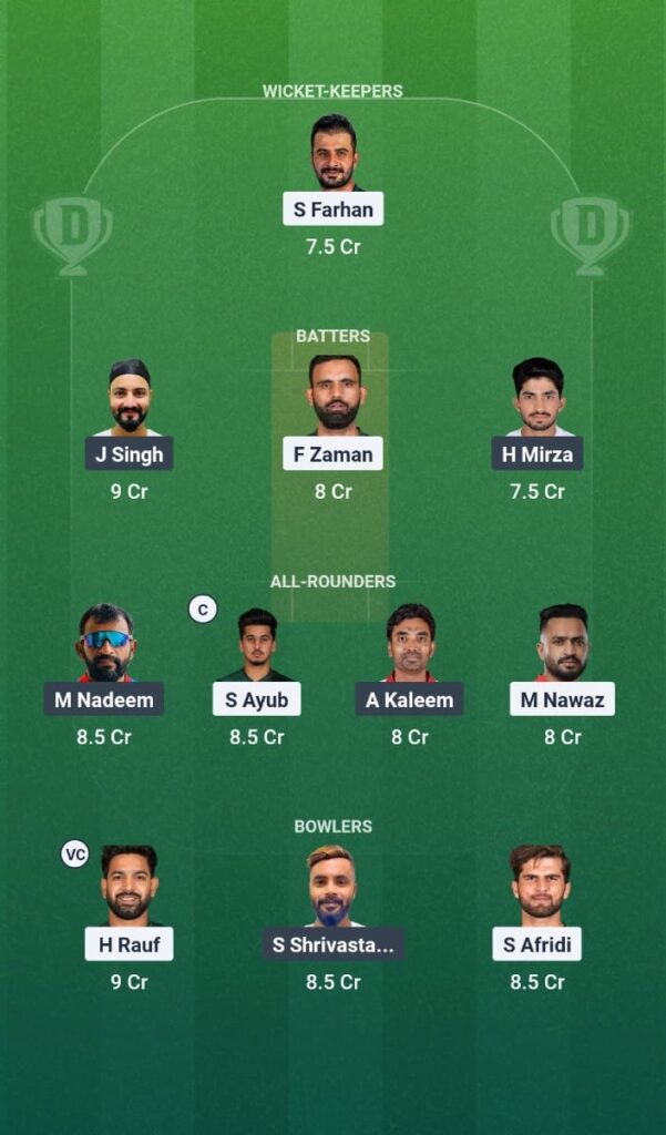 PAK vs OMN Dream11 Prediction Today Match Asia Cup 2025 Match 4 Fantasy Tips 